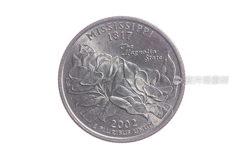 美国四分之一硬币-密西西比州