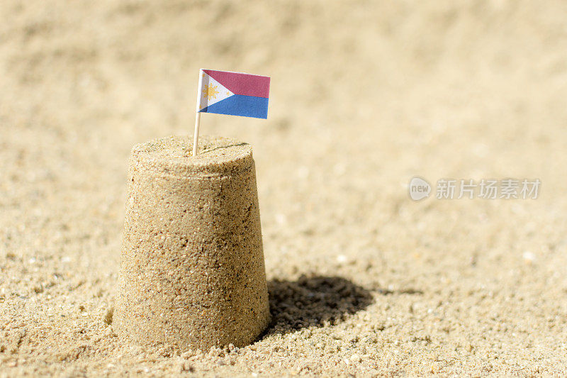 菲律宾旗沙堡海滩旅游