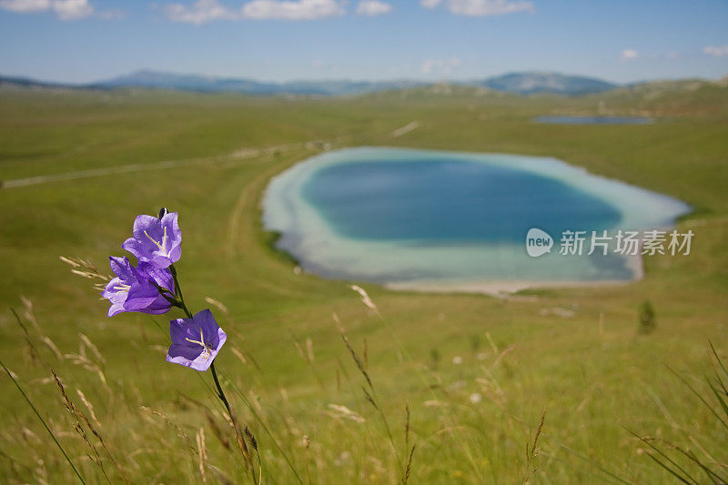 黑山Durmitor国家公园的魔鬼湖