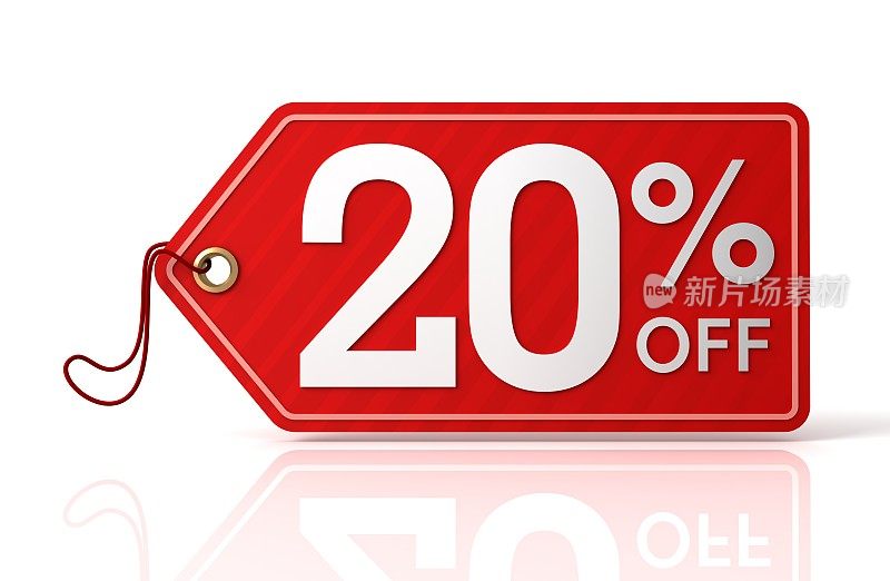 标签外20%