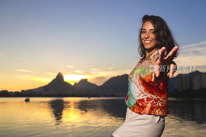 里约热内卢的巴西女人