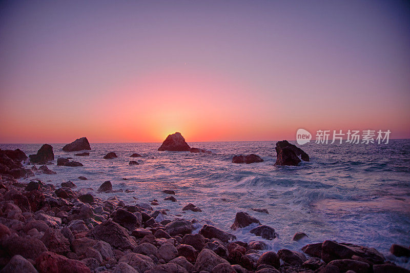 日落在马略卡岛