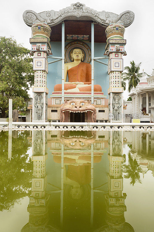 安古鲁卡拉穆拉庙入口，尼甘布，斯里兰卡
