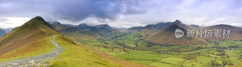 山峰，湖区，英国