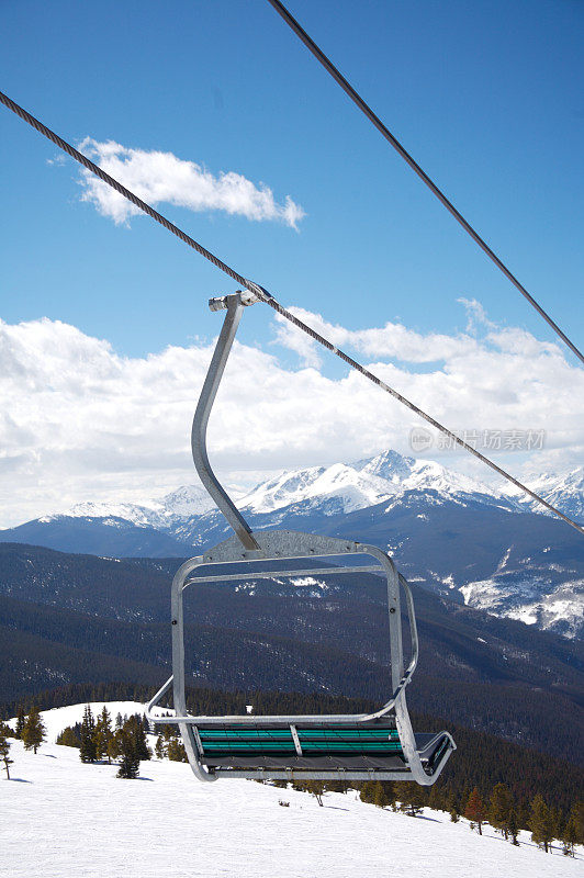 科罗拉多滑雪缆车