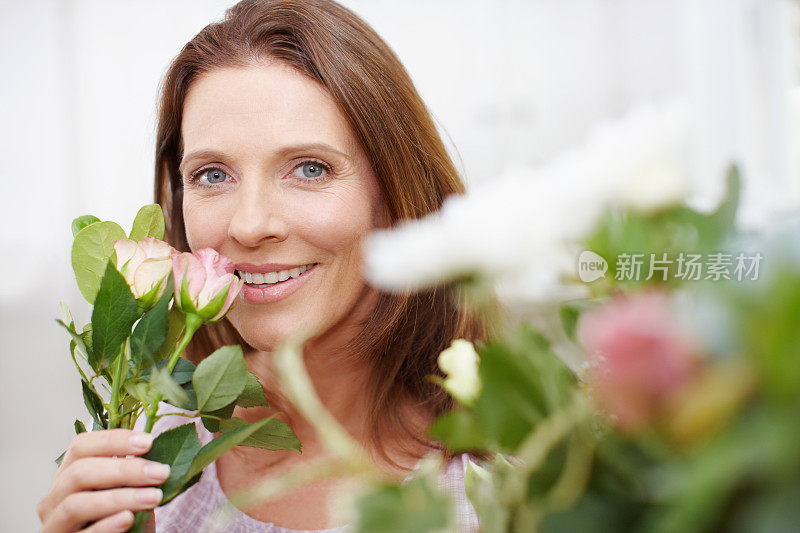 鲜花确实可以点亮一个人的一天