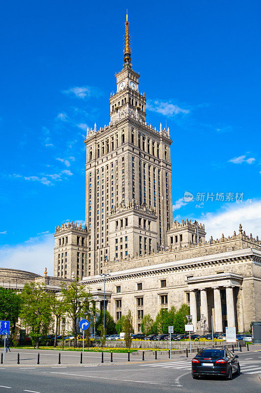 波兰华沙的文化和科学宫