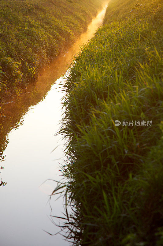 在日落时分沟