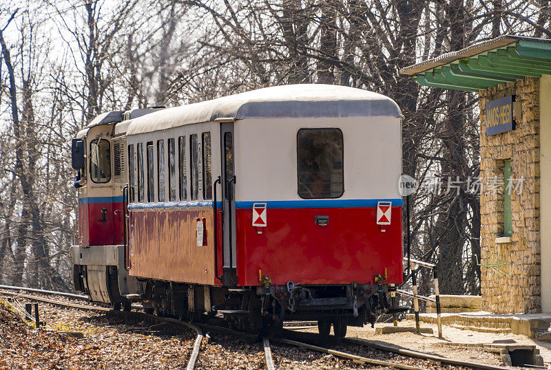 Gyermekvasút(儿童铁路)在布达佩斯的轨道和火车