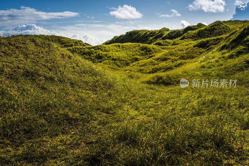 典型的北海景观