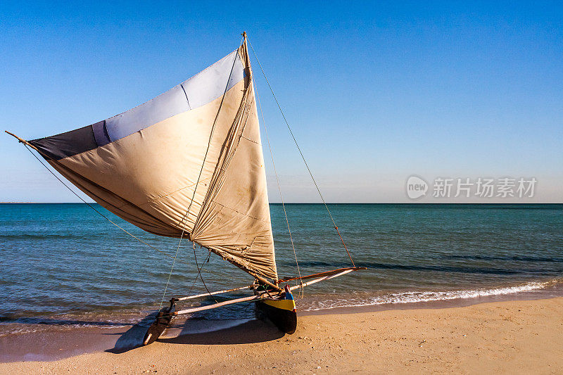 马达加斯加传统渔船