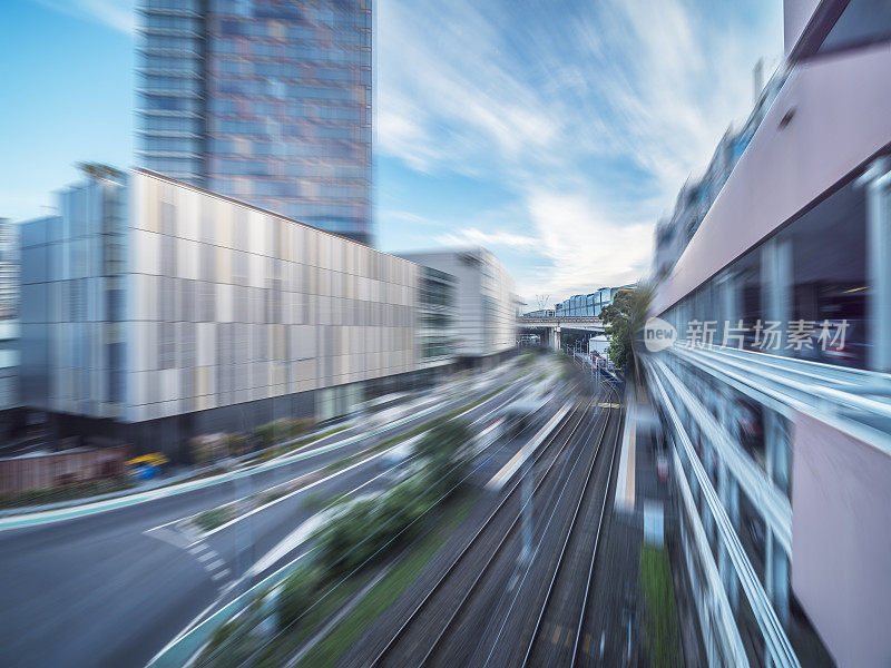 悉尼市中心城市景观，高架景观