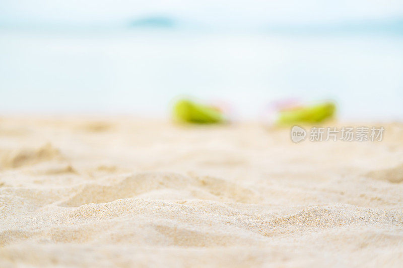 沙滩与海天夏日沙滩概念