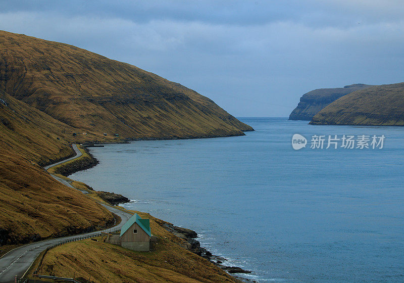 法罗群岛的峡湾和海域