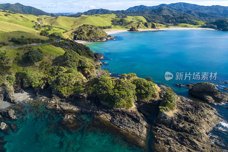 海湾群岛鸟瞰图