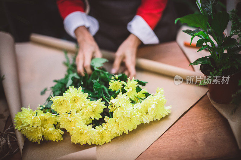 花商安排花束