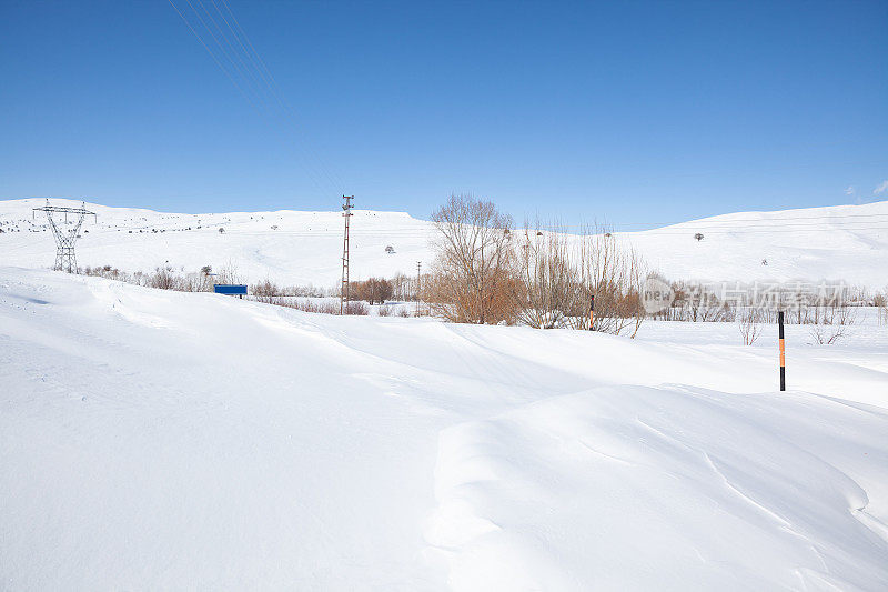 冬天的雪景