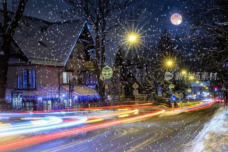波兰的假期-圣诞节在Zakopane