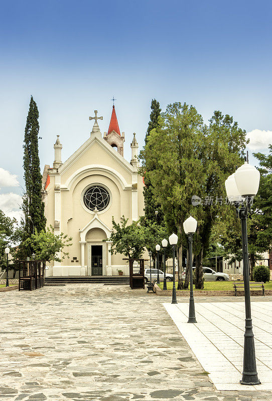 阿根廷科尔多瓦特拉塞拉山谷第九区圣胡安巴蒂斯塔教区教堂。