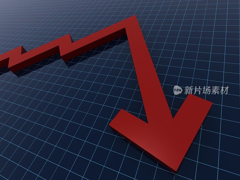 金融危机下降图风险衰退冠状病毒