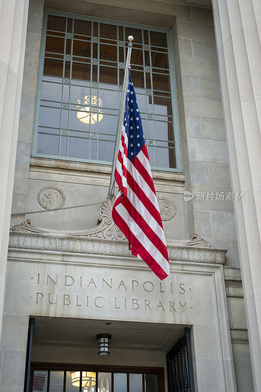 印第安纳州印第安纳波利斯的中央公共图书馆