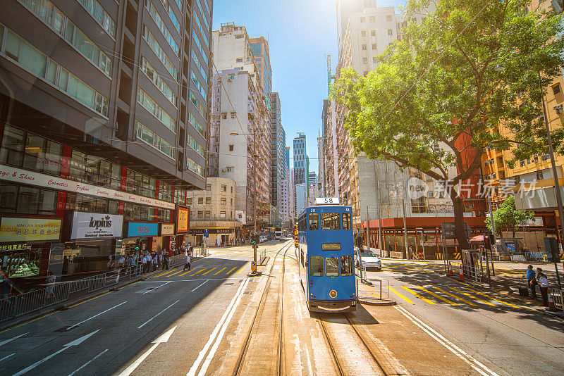 香港湾仔的街景