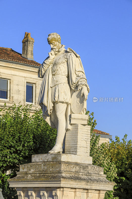 伯纳德·帕里西大理石雕像(1510-1589)，法国胡格诺陶工、液压工程师和工匠