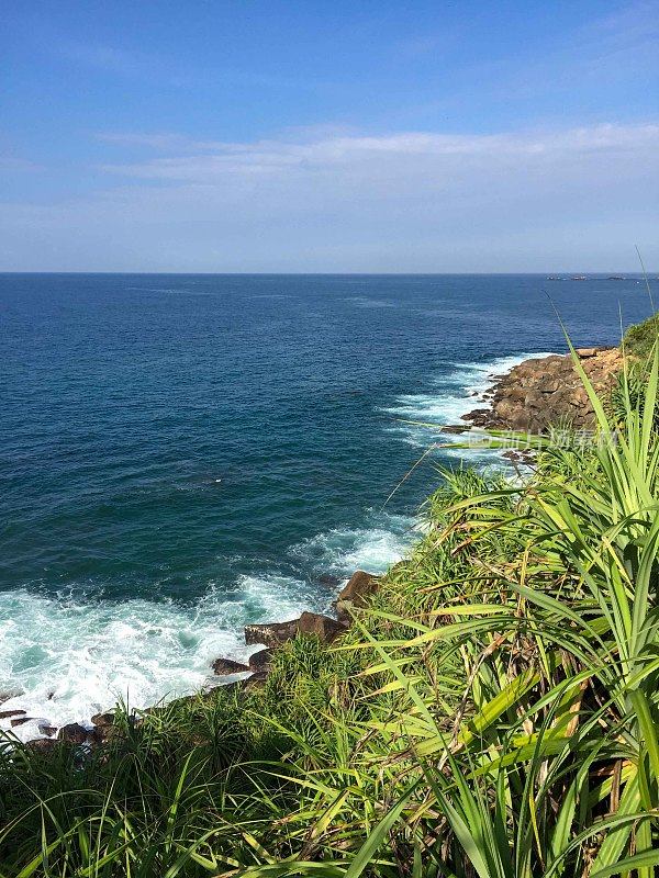 海滩和印度洋，加勒，斯里兰卡