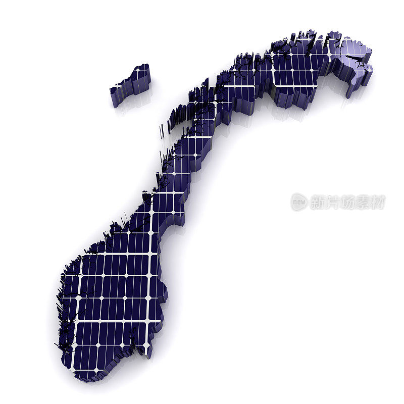 挪威绘制太阳能电池板可再生能源地图