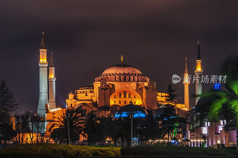 伊斯坦布尔的圣索菲亚大教堂