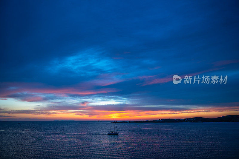 日出渡口的风景