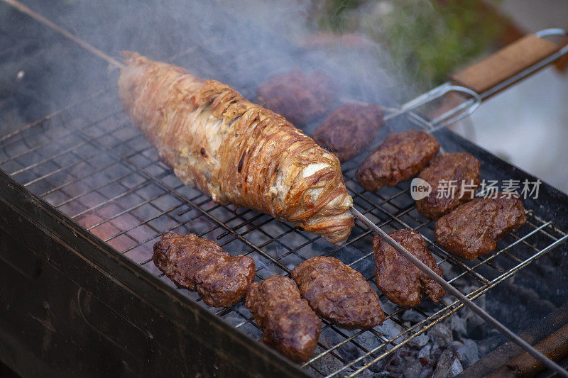 烤肉和肉丸