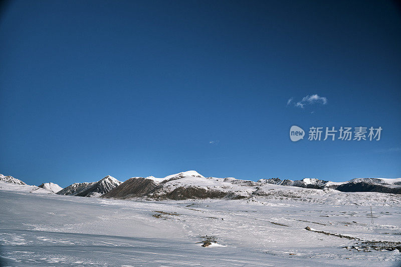 阿拉贝尔高原冬季景观