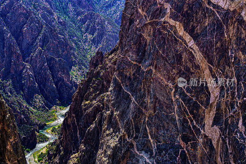 黑峡谷的甘尼逊风景