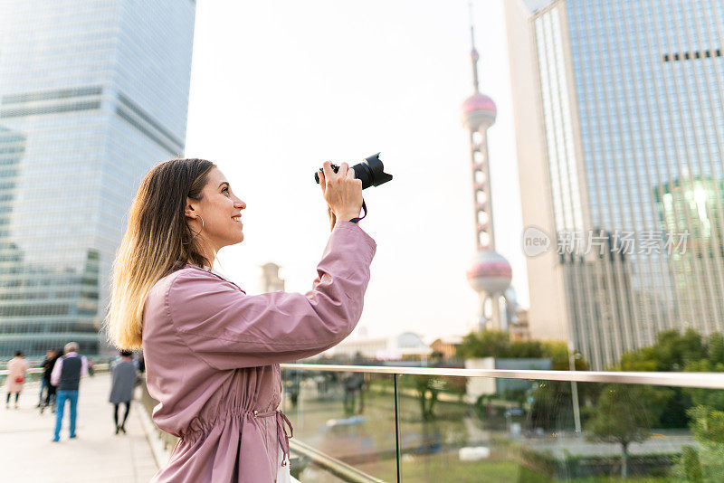 在上海旅游