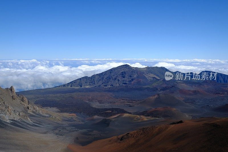 美国夏威夷毛伊岛哈雷阿卡拉火山火山口