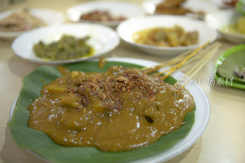 沙泰巴东，印尼西苏门答腊巴东的一种传统食物