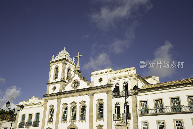 位于Pelourinho历史区S?o Francisco教堂。萨尔瓦多、巴伊亚、巴西