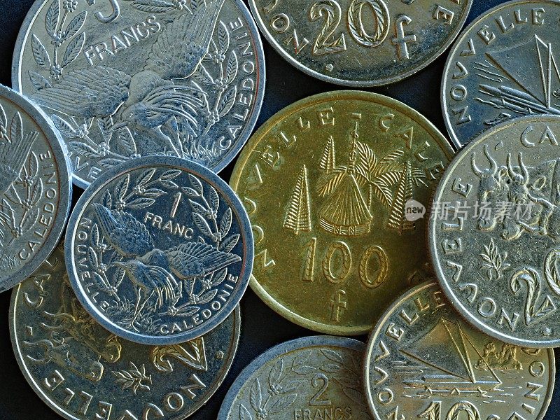 新喀里多尼亚的各种硬币