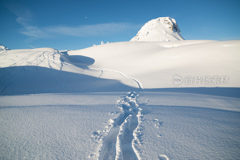 偏远滑雪，北Cascades