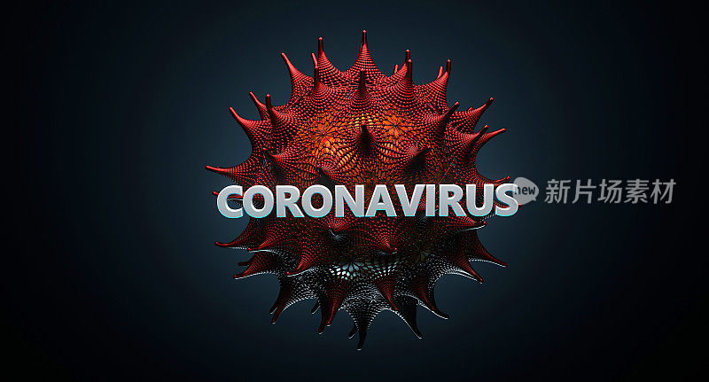 COVID-19病毒特写