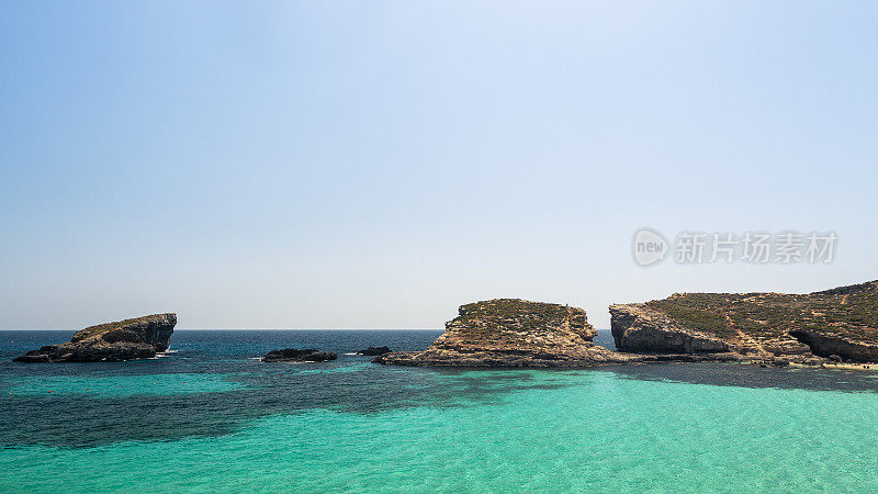 蓝色泻湖，Comino，马耳他