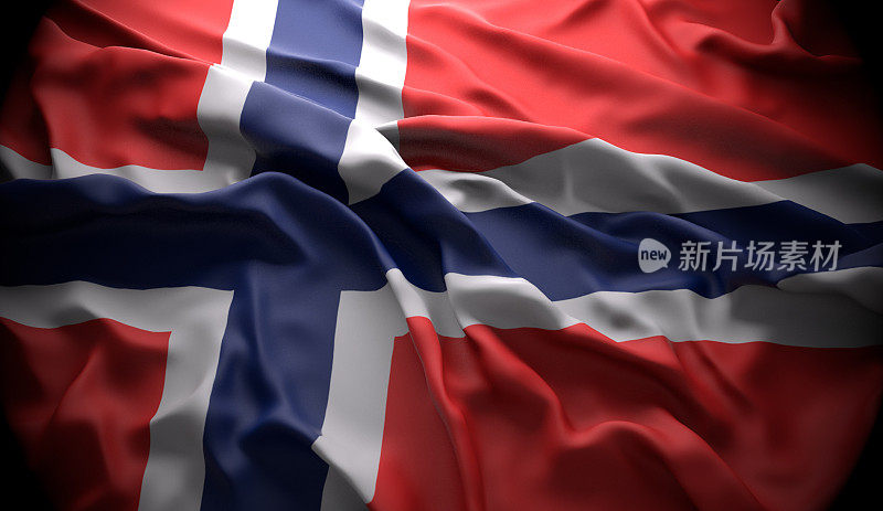 挪威，奥斯陆国家官方国旗