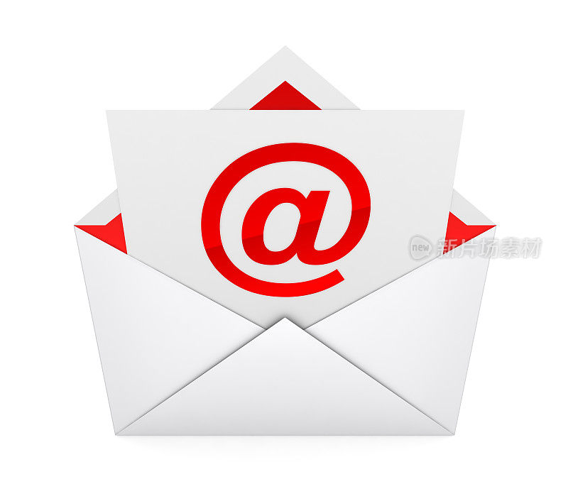 带信封的电子邮件符号