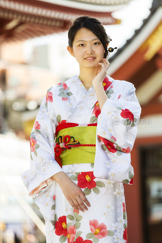 在东京的日本女人