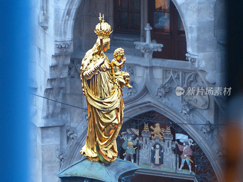 慕尼黑玛丽广场的圣玛丽柱。