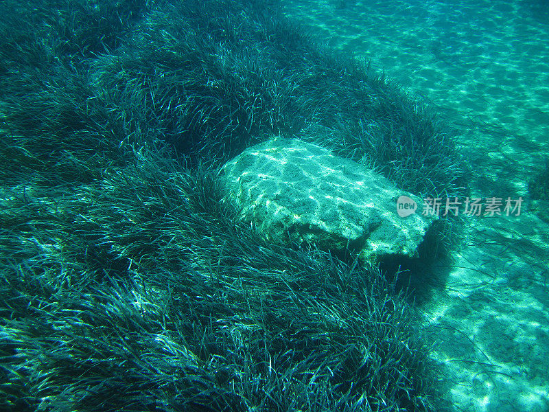 水下希腊海滩