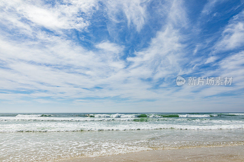 海滩场景在Flatrock海滩附近的巴利纳