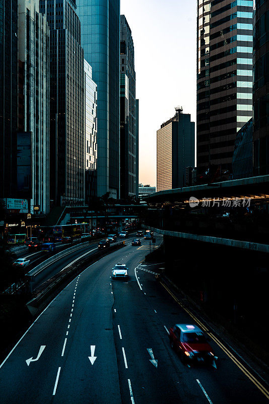 香港摩天楼商业办事处