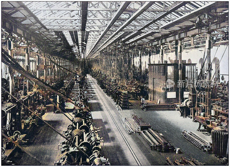 大英帝国的古老照片:德比郡米德兰铁路机车部
